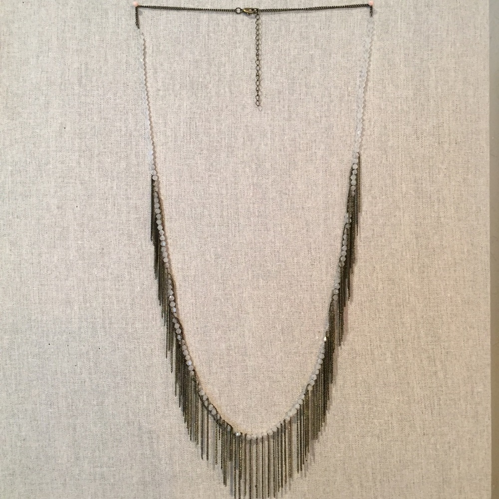Urban Outfitters Crystal Chain Necklace